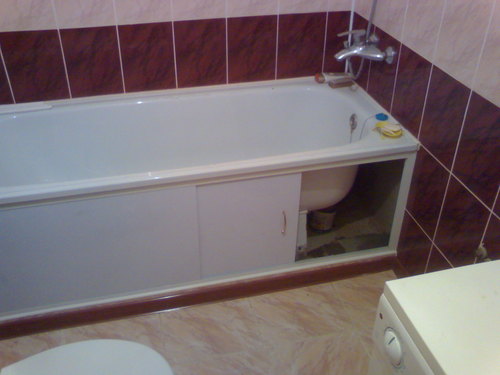 Ecran de baie din pvc